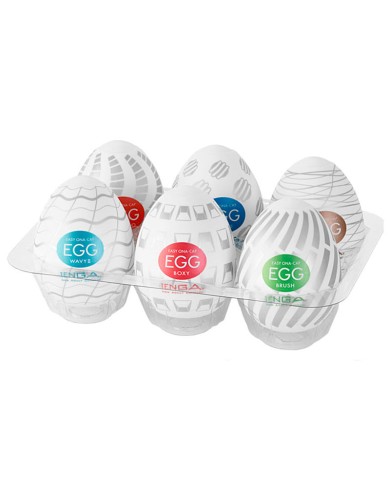 Einweg Masturbator Tenga Eier sortiment (6er Pack) Einweg Masturbator Tenga Eier sortiment (6er Pack)