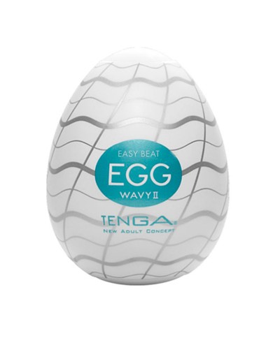 Masturbateur Tenga Egg - Wavy II texture Masturbateur Tenga Egg - Wavy II texture
