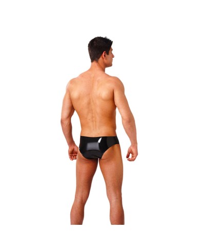 Slip en latex pour homme avec plug anal - Rimba