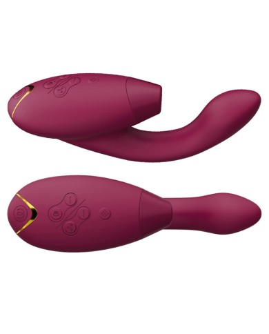 Womanizer Duo 2 (Bordeaux) - Stimulateur clitoris & Point G Womanizer Duo 2 (Bordeaux) - Stimulateur clitoris & Point G