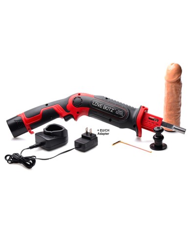 Fuck Machine Tragbarer und wiederaufladbarer Thrust-Bot (Schwarz) - LoveBotz