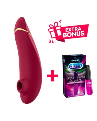 Womanizer Premium 2 (red) - Clitoral & G Spot Vibrator
