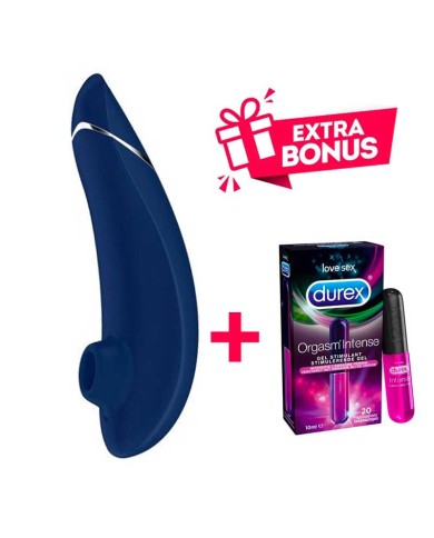 Womanizer Premium 2 (Bleu) - Stimulateur clitoris & Point G Womanizer Premium 2 (Bleu) - Stimulateur clitoris & Point G