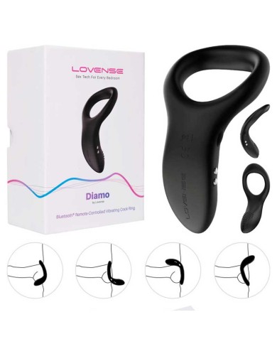 Connected vibrating cockring - Lovense Diamo