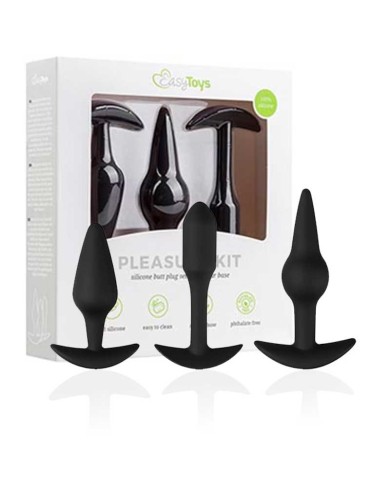 Set de plugs anaux Pleasure Kit  (3 plugs anaux) - EasyToys