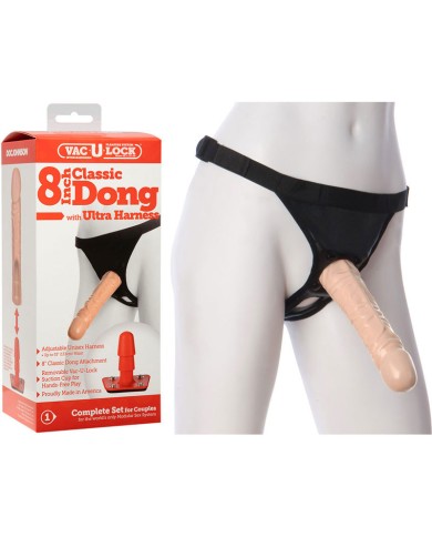 Vac-U-Lock Ultra Harness 6" realistic dildo - Doc Johnson