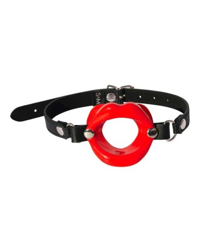 Ball Gag mit Silikonlippen (Pink) - S&M