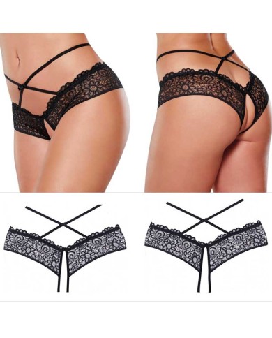 Panty Sexy ouvert Crayzee (Noir) - Allure Panty Sexy ouvert Crayzee (Noir) - Allure