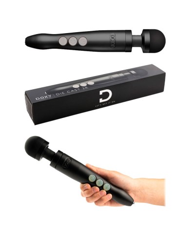Ultra-starker Vibrator Die Cast 3 (Schwarz) - DOXY