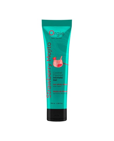 Lubrificante a base d’acqua Lube Tube Mojito alla fragola (100 ml) - Orgie Lubrificante a base d’acqua Lube Tube Mojito alla fragola (100 ml) - Orgie