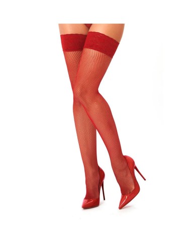 Bas autofixant H018 (Rouge) - Kotek Bas autofixant H018 (Rouge) - Kotek