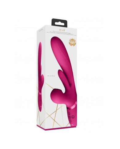 Vibromasseur rabbit avec pulsations Kura - Vive