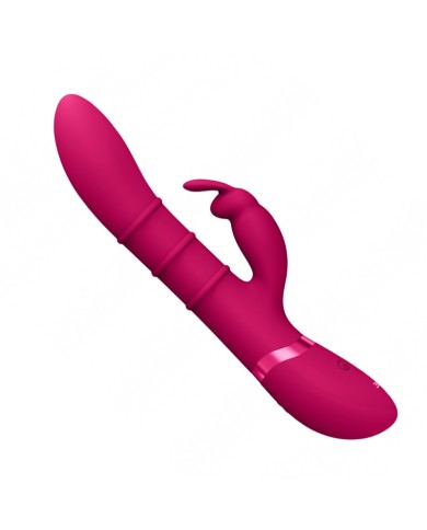 Vibromasseur rabbit avec anneaux stimulants Sora - Vive