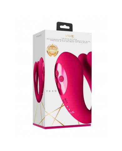 Yoko triple action pulsating wave vibrator - Vive