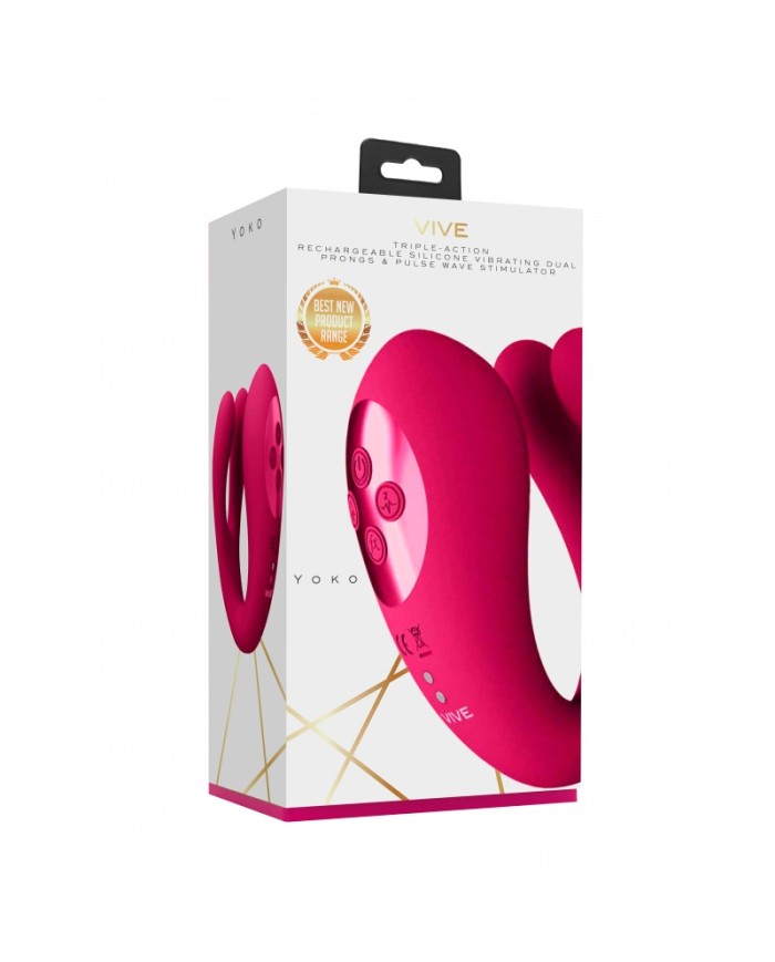 Yoko Triple Action Vibrator - Vive | Unvergleichliches Vergngen Yoko Triple Action Vibrator - Vive | Unvergleichliches Vergngen