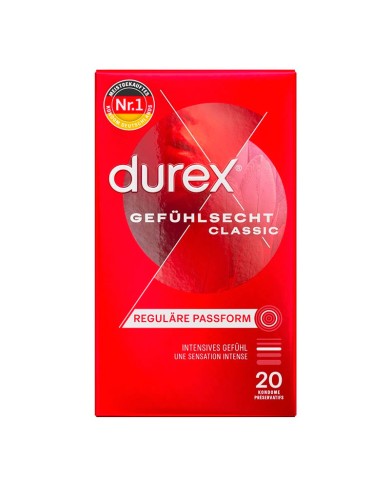 Durex Gefühlsecht Classic (20 Kondome) Durex Gefühlsecht Classic (20 Kondome)