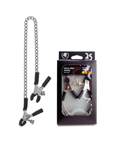 Breast clamps with Micro Plier chain - Spartacus Breast clamps with Micro Plier chain - Spartacus