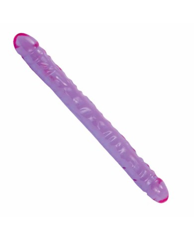 Dildo doppio Crystal Jellies Double Dong - 45 cm - Doc Johnson