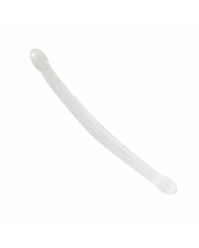 Doppelter Dildo Crystal Clear 42 cm (transparent) - RealRock