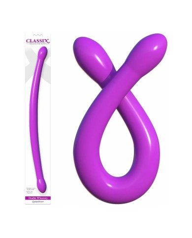 Dildo doppio Classix Double Whammy 43,8 cm (viola) - Pipedream