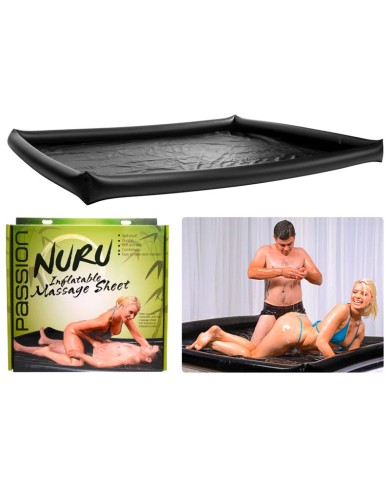 Aufblasbares Schutztuch für Nuru-Massagen
