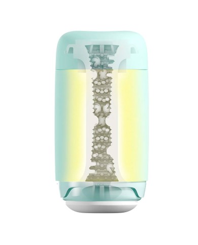 Tenga Puffy reusable masturbator - Mint Green