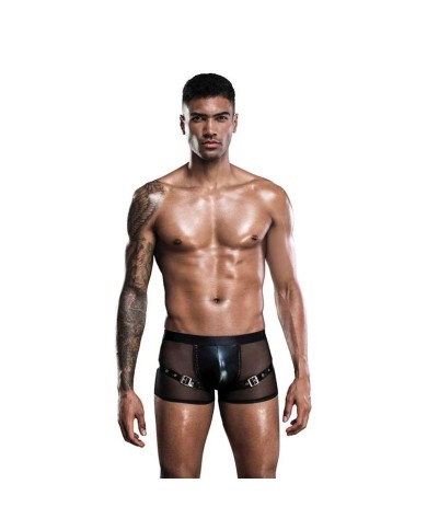 Men's Roleplay Fetish Boxer Briefs (Black) - Saresia