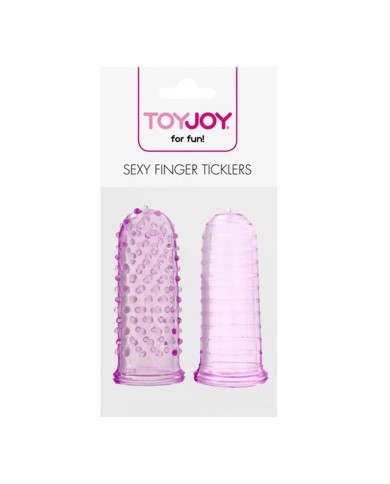 Manchon stimulant pour doigt (2 pièces) - ToyJoy Sexy Finger Ticklers
