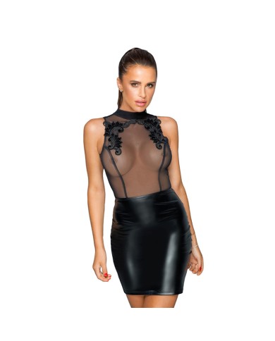 Mini Robe F222 - Noir Handmade Mini Robe F222 - Noir Handmade