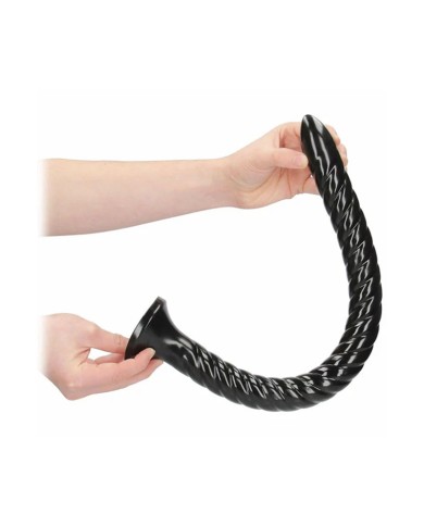 Anal Dildo XXL und gedreht 50 cm - Aua! Swirled Anal Snake