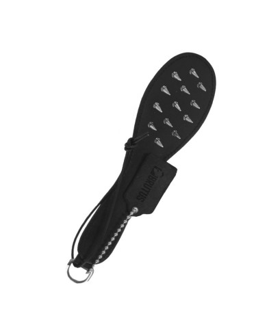 Tapette à pointes BDSM pour fessée Hell's Spiked Paddle - Brutus Leather Tapette à pointes BDSM pour fessée Hell's Spiked Paddle - Brutus Leather
