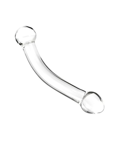 Dildo di vetro curvo G-Spot - Vetro