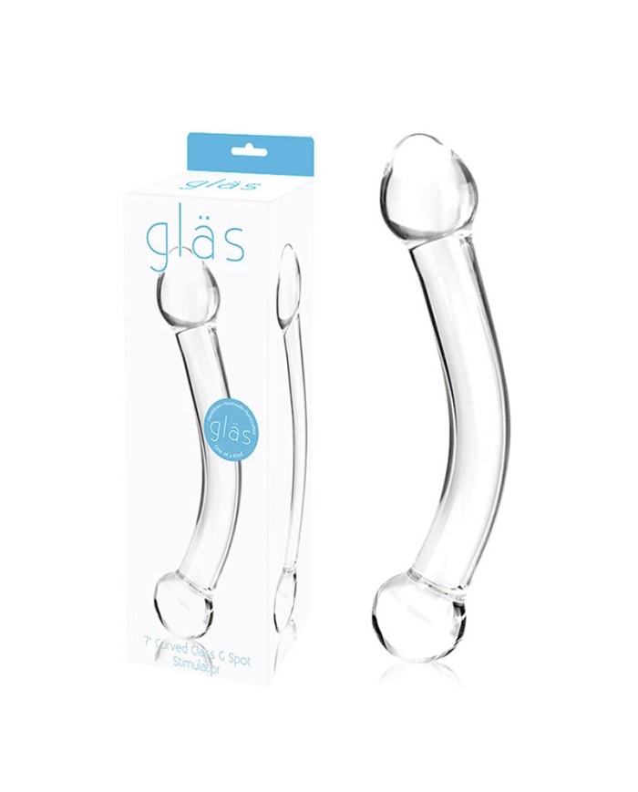 gebogener glasdildo Glasdildo, Analkugeln, Kristall Penis, Gebogen, Doppelendiger Buttplug, G  Punkt Stimulationsdildo für Männer und Frauen, Sexspielzeug, Transparent :  Amazon.de: Drogerie & Körperpflege main image 1