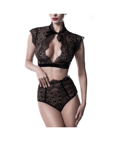 Sexy Dessous Set 2-teilig 20220 (Schwarz) - Grey Velvet