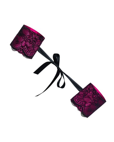 BDSM Handschellen Roseberry (Pink & Schwarz) - Obsessive BDSM Handschellen Roseberry (Pink & Schwarz) - Obsessive
