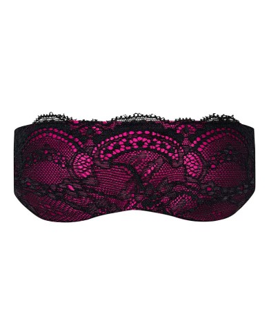 BDSM Eye Mask Roseberry (Pink & Black) - Obsessive