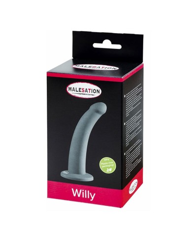 Dildo con ventosa Willy (Nero) - Malesation