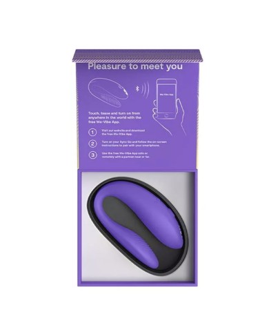 Connected Paar Vibrator - We-Vibe Sync Go (Violett)