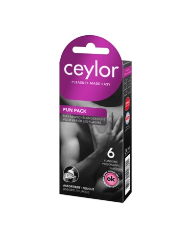 Preservativi Ceylor Fun Pack 6pc Preservativi Ceylor Fun Pack 6pc