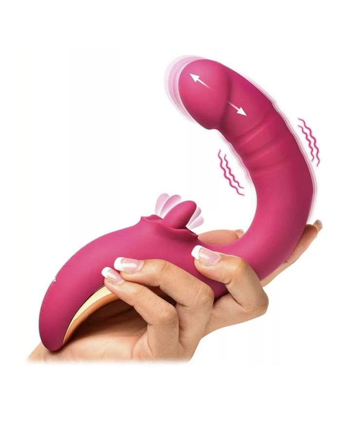 sexspielzeug handgranate marielove Rabbit Vibrator Klitoris mit Zunge – Marielove main image 1