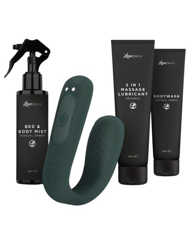 Set per coppie (4 pezzi) - LoveBoxxx Momenti Insieme Ambra Sensuale