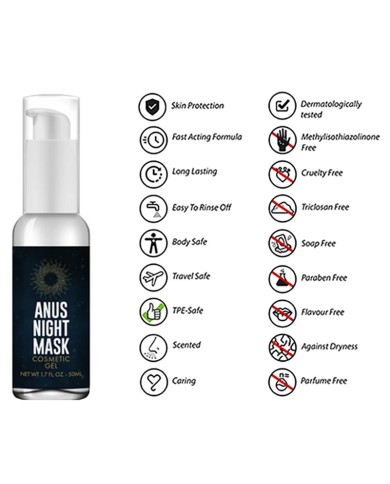 Gel anal Anus Night Mask - 50 ml Gel anal Anus Night Mask - 50 ml