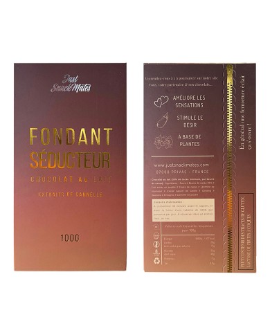 Aphrodisiac Chocolate (Milk Chocolate) - Just Snackmates Fondant Seducer