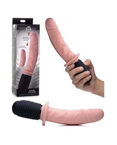 Vibratore alternativo realistico Power Pounder - Serie Master