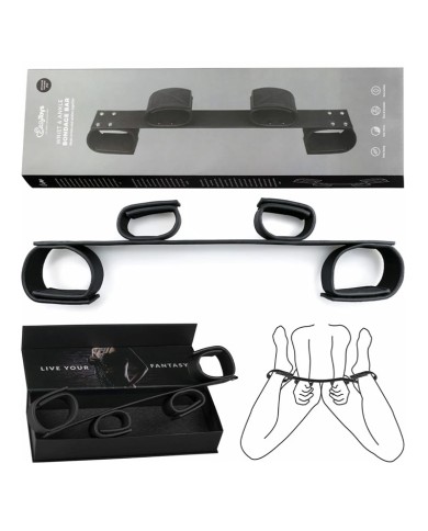 Wrist & ankle restraint bar - EasyToys Bondage Bar
