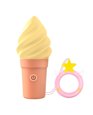 Ice shaped clitoral stimulator - Cand'Ice Vanilla Pop