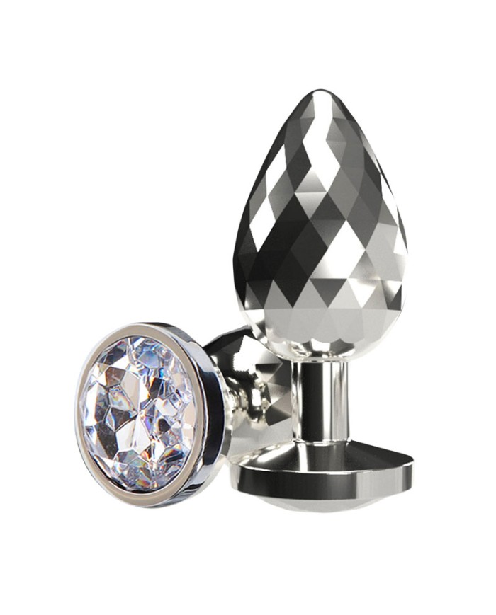 plug anale diamante Plug anale stimolatore anale in metallo con pietra Diamond Disco me