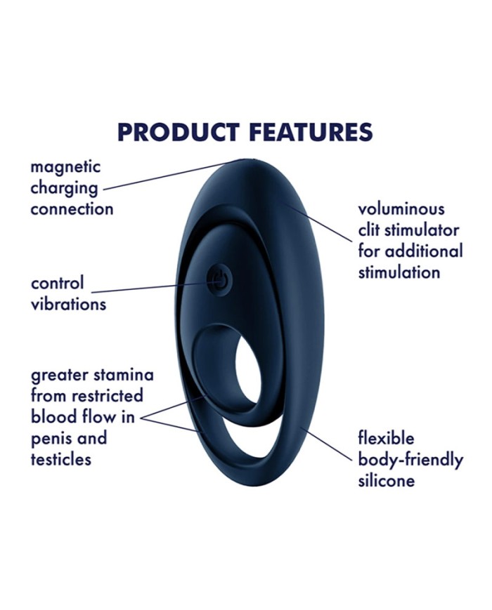 satisfier penisring Satisfyer Penisring Duo Ring Blue 1 St main image 1