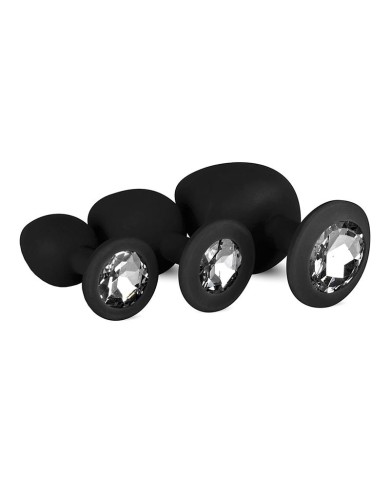 Kit of 3 anal plugs - EasyToys Diamond
