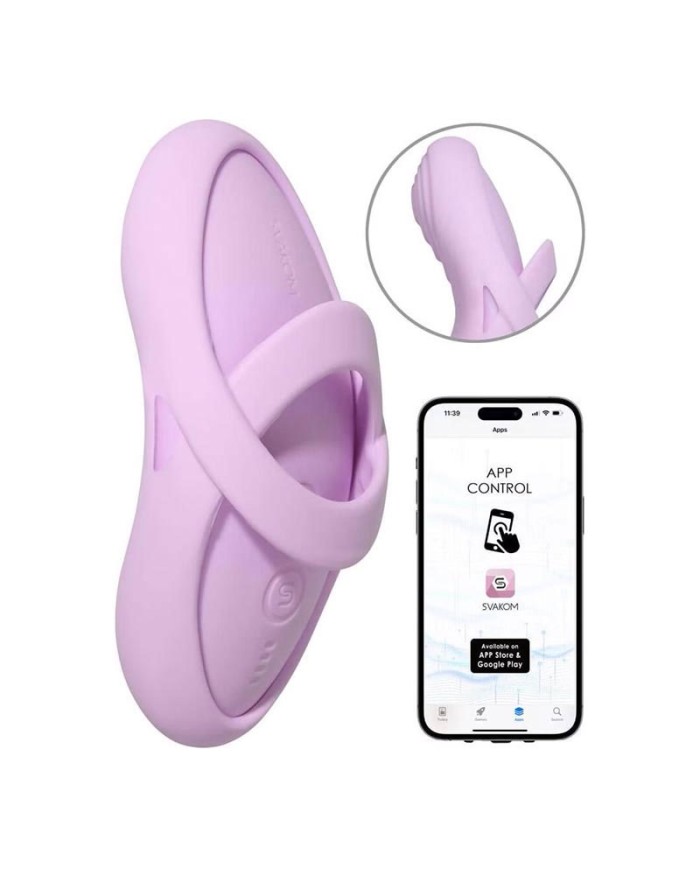 Vibrierender und wärmender Stimulator Svakom Echo 2 Rosa – Sanfte Wärme